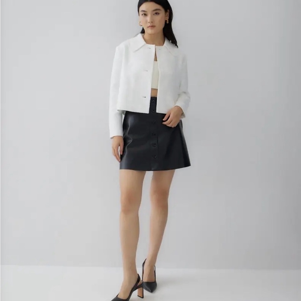 Jacinta Tweed Button Front Jacket - image 1